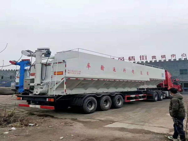 半掛55方(28噸)散裝飼料車(chē)
