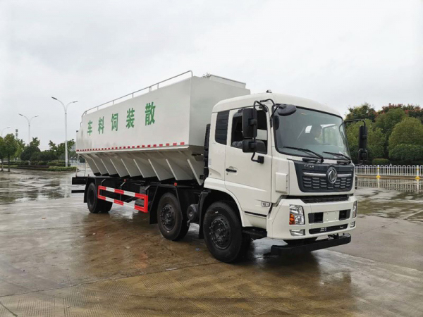 東風(fēng)天錦小三軸30方(15噸)散裝飼料車(chē)